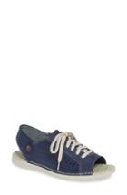 Women's Softinos By Fly London Thi Slingback Sneaker Sandal .5-8us / 38eu - Blue