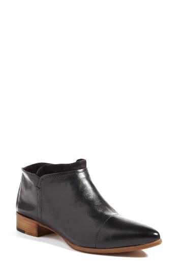 Women's Alberto Fermani 'serafina' Pointy Toe Bootie .5 M - Black