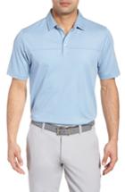 Men's Travis Mathew Brun Fit Pique Polo, Size Small - Blue