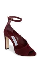 Women's Jimmy Choo Theresa Ankle Strap Sandal Us / 37eu - Burgundy