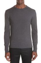 Men's Officine Generale Nina Merino Wool Sweater - Grey