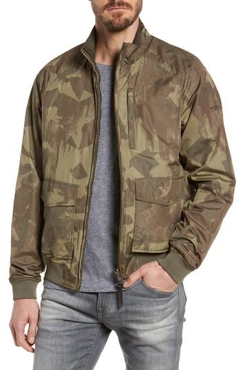 Men's Woolrich John Rich & Bros. Shore Reversible Bomber Jacket - Green