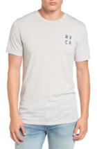 Men's Rvca Opposing Moons Graphic Burnout T-shirt - Grey