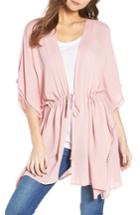 Women's Treasure & Bond Shimmer Kimono, Size - Pink