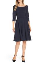 Women's Harper Rose Pleated Waist Fit & Flare Dress - Blue
