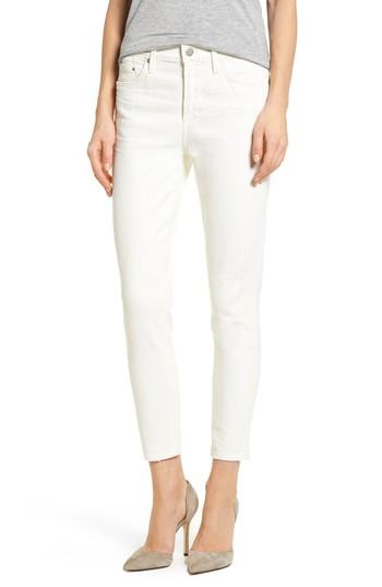 Women's Citizens Of Humanity Rocket High Waist Crop Straight Leg Jeans - White