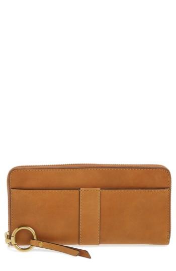Women's Frye Ilana Harness Leather Zip Wallet -