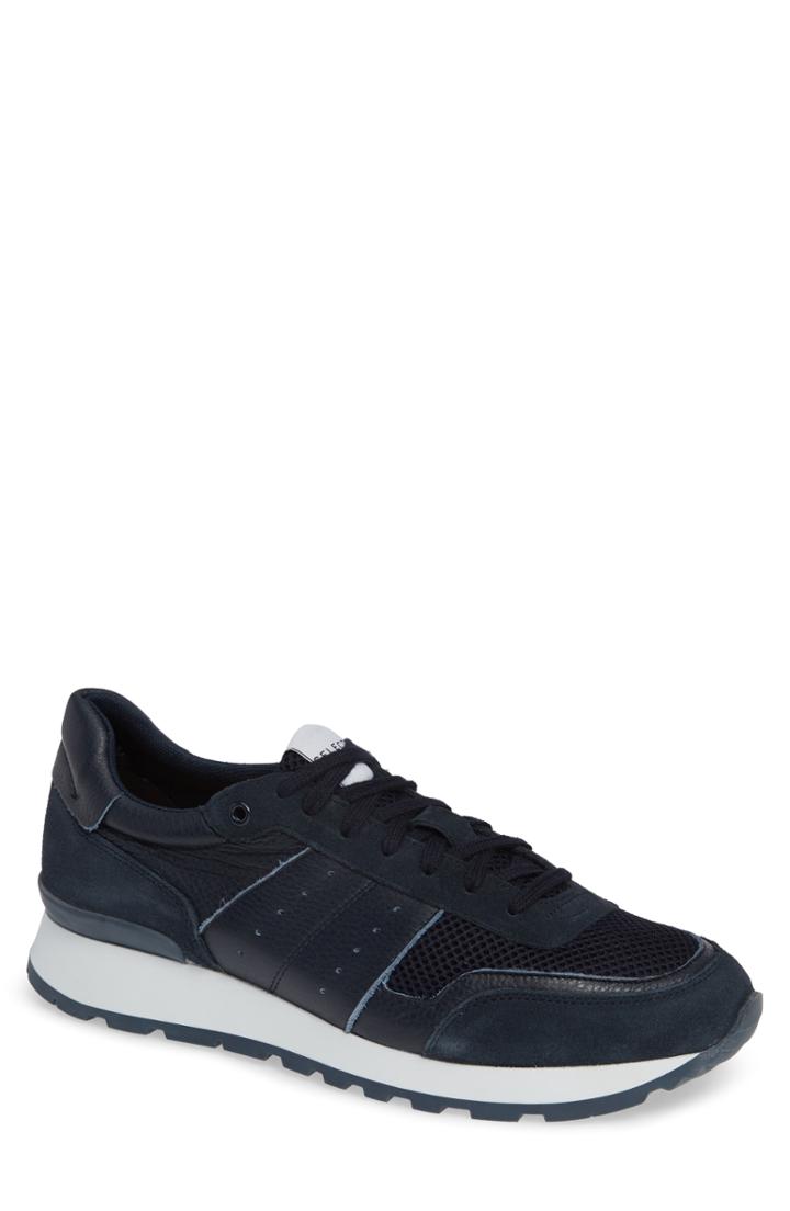 Men's Selected Homme Frank Mix Sneaker Us / 42eu - Blue