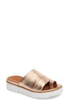Women's Gentle Souls Lavern Slide Sandal M - Metallic