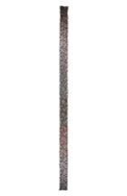 Women's Saint Laurent Metallic Polka Dots Silk Skinny Scarf, Size - None