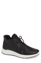 Men's Ecco St1 High Top Zipper Sneaker -8.5us / 42eu - Black