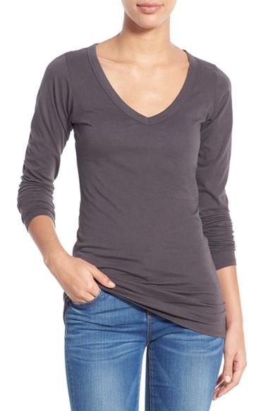 Women's Lamade Long V-neck Cotton Tee
