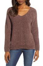 Women's Lucky Brand Chenille Sweater - Purple
