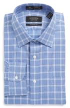 Men's Nordsrom Men's Shop Smartcare(tm) Traditional Fit Check Dress Shirt .5 - 32/33 - Blue