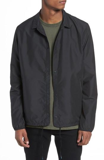 Men's Herschel Supply Co. Voyage Coach's Jacket, Size - Black