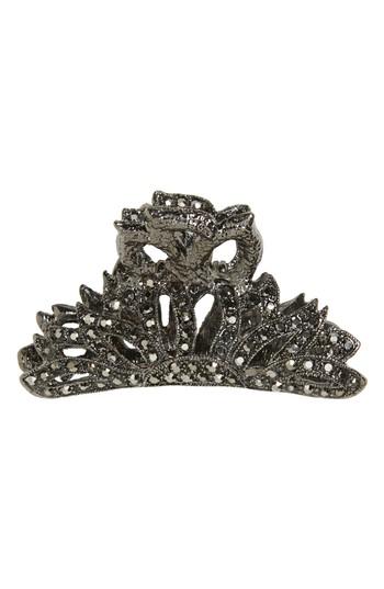 Tasha Crystal Jaw Clip, Size - Black