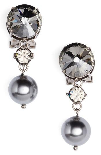 Women's Miu Miu Queen Jewels Classic Clip-on Earrings