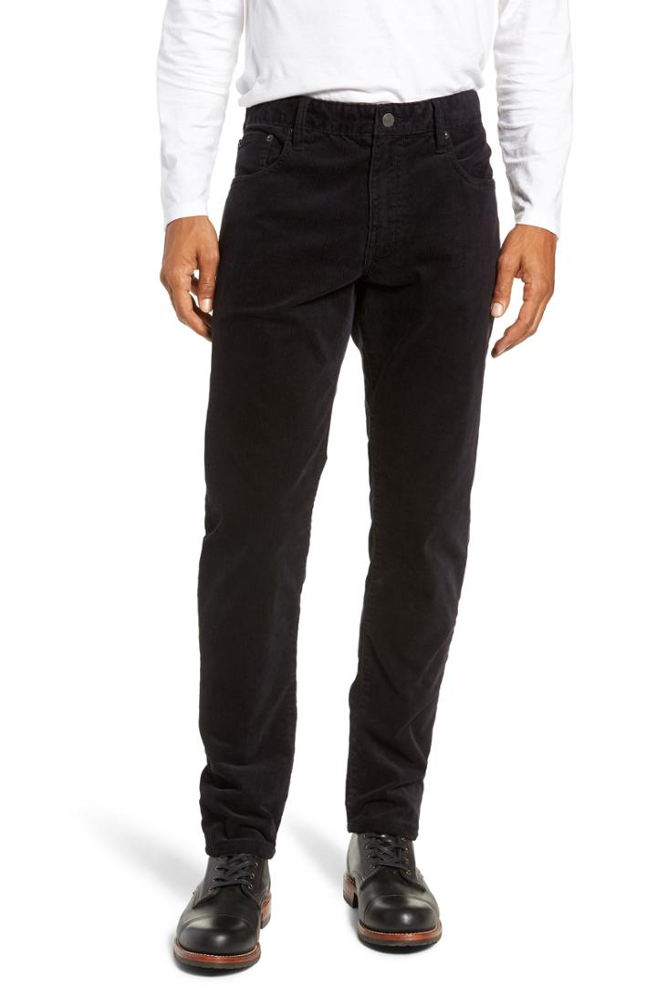 Men's Frye Dean Five-pocket Corduroy Pants - Black