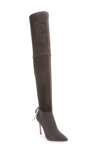Women's Pour La Victoire 'caterina' Over The Knee Boot .5 M - Grey