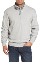 Men's Peter Millar Melange Quarter Zip Pullover