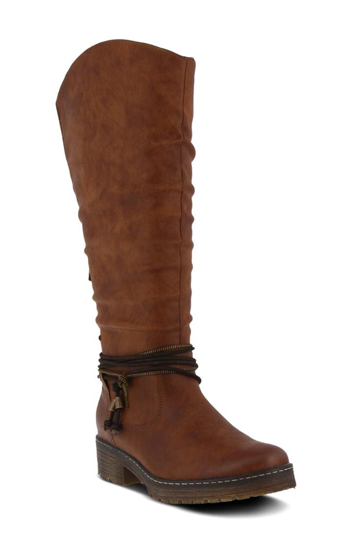 Women's Spring Step Vanquish Knee High Boot .5-7us / 37eu - Brown