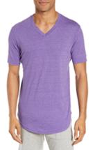 Men's Goodlife Scallop Triblend V-neck T-shirt, Size - Purple