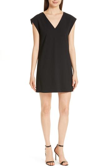 Women's Alice + Olivia Carita Back Tie Shift Dress - Black