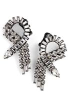 Women's Ashley Williams Crystal Swirl Earrings
