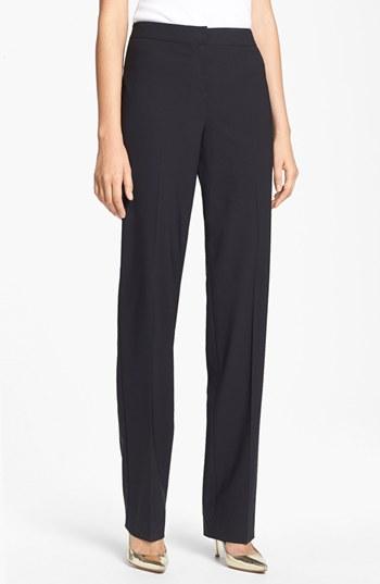 Women's St. John Collection 'diana' Tropical Wool Pants
