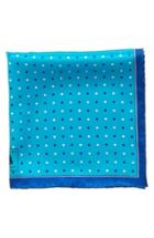 Men's Robert Talbott Dot Silk Pocket Square