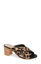 Women's Kate Spade New York Genuine Calf Hair Slide Sandal M - Black