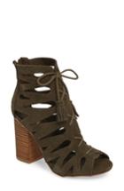Women's Mia Cara Lace-up Gladiator Bootie M - Green