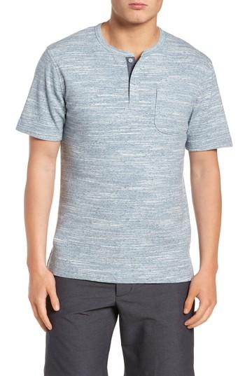 Men's Nordstrom Men's Shop Short Sleeve Henley - Blue