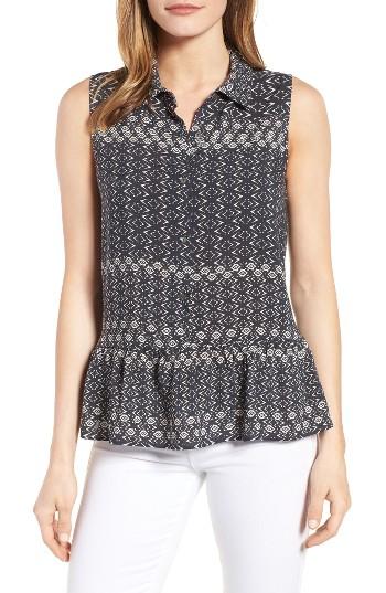 Women's Velvet By Graham & Spencer Corsica Print Blouse