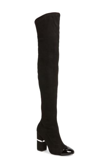 Women's Marc Fisher Ltd Petel Over The Knee Boot M - Black