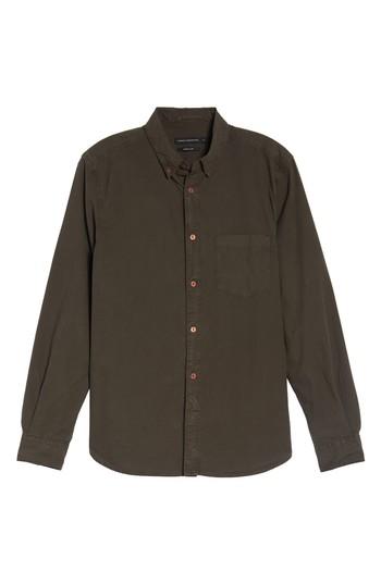 Men's French Connection Peached Oxford Sport Shirt