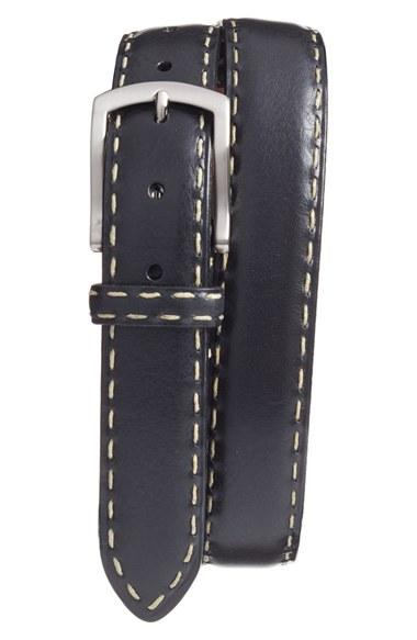 Men's Torino Belts Calfskin Leather Belt - Black