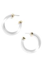 Women's Baublebar Taiya Resin Hoop Earrings