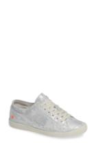 Women's Softinos By Fly London Isla Distressed Sneaker -8.5us / 39eu - White