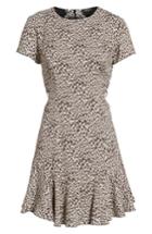 Women's Arrive Chelsea Lattice Back Fit & Flare Dress - Black