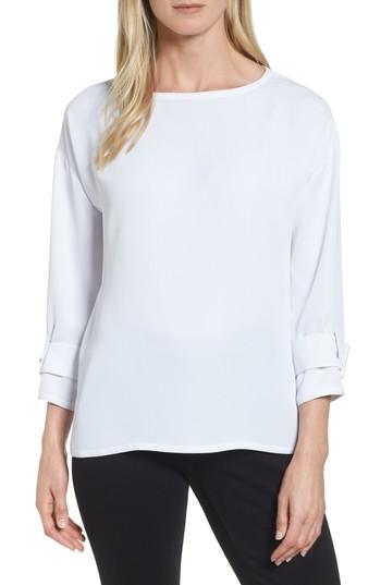 Women's Nic+zoe Buckle Sleeve Top