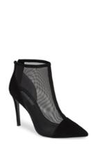 Women's Charles David Cashmere Mesh Bootie .5 M - Black