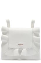 Ted Baker London Rammira Leather Convertible Backpack - White