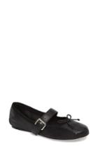 Women's Grey City Molly Mary Jane Flat M - Black