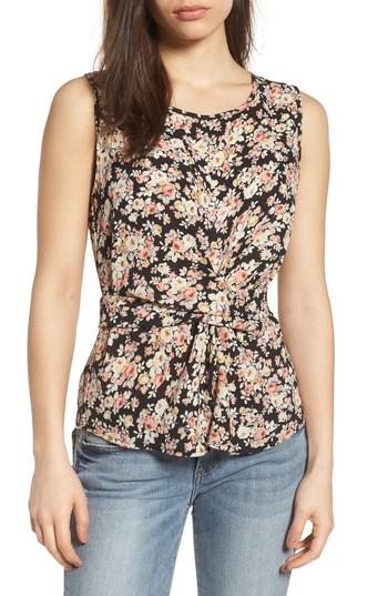 Women's Pleione Convertible Tie Tank Top, Size - Black