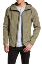 Men's Hurley Protect Stretch Hooded Jacket - Green