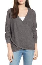 Women's Lira Clothing Lunar Surplice Sweater - Grey
