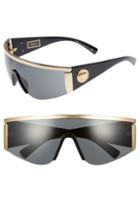 Women's Versace Tribute 147mm Shield Sunglasses -