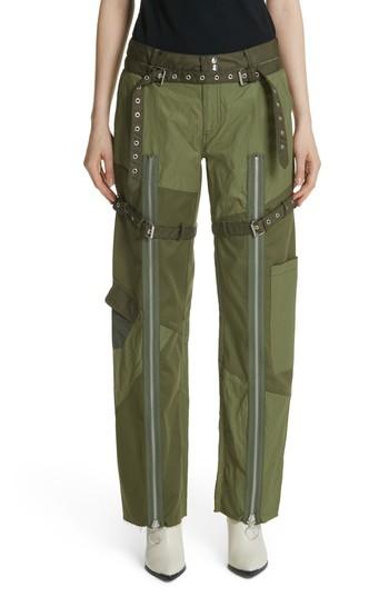 Women's Marques'almeida Zip Front Trousers Us / 8 Uk - Green