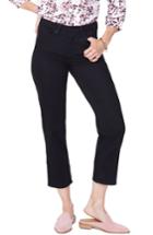 Women's Nydj Jenna Ankle Straight Leg Jeans - Black